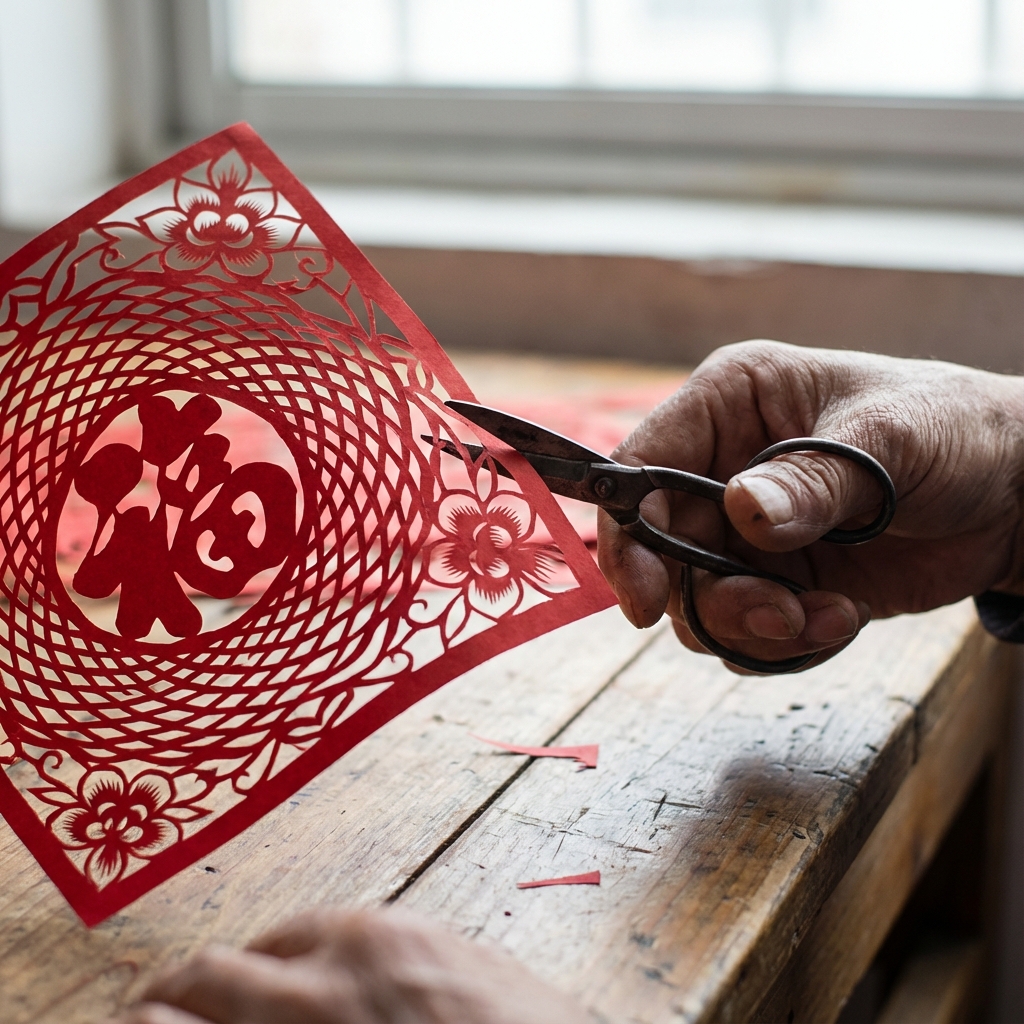 手工剪纸